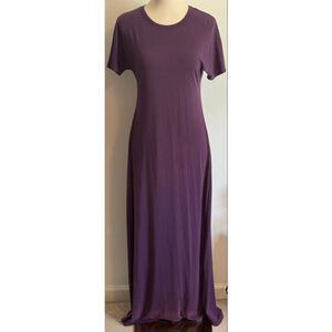Women's LuLaRoe Purple Short Sleeve Maxi Dress XS